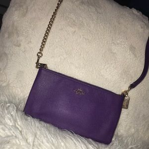 Coach Purple Crossbody Purse